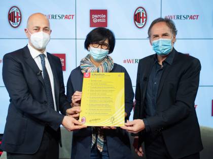 Stop alle "parole ostili" nello sport, il Milan firma il Manifesto