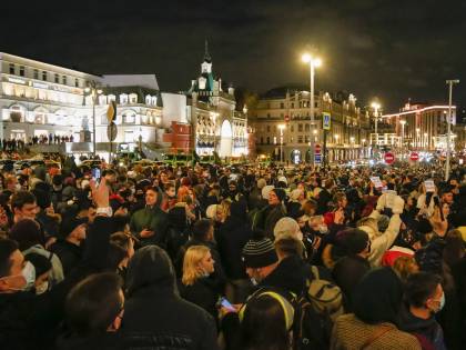 E in patria ordina la repressione. Arrestati 400 attivisti pro-Navalny