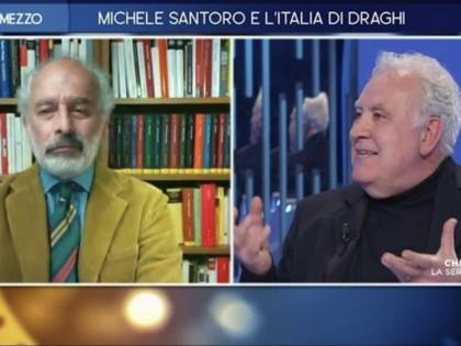 "E tu in pensione?". Scontro in tv tra Santoro e Lerner