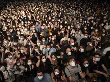 In cinquemila al concerto solo con la Ffp2: solo 2 contagi
