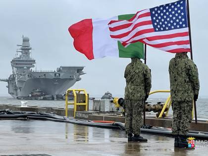 Appontaggio degli F-35 su Nave Cavour