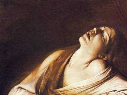 Caravaggio e Canova in estasi per la Maddalena