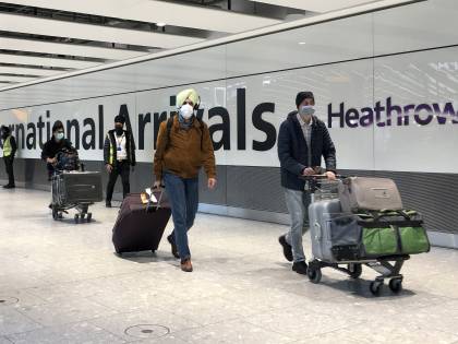Cancellato il volo dall'India in arrivo a Roma