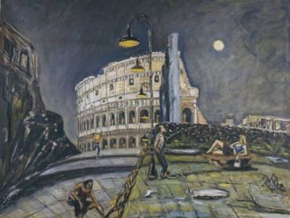 Il notturno Stradone. La "Figura" visionaria della scuola romana