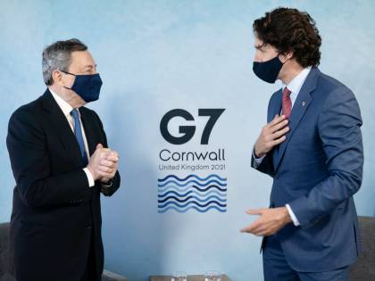 Draghi ringrazia Trudeau: scuse per l'oscuro segreto degli italiani in Canada