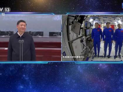La Cina nello spazio. E Xi saluta gli astronauti in orbita