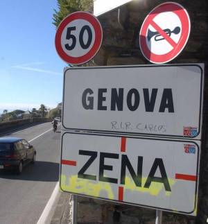 Il Comune cancella «Zena» dai cartelli stradali