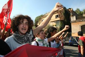 Scuola, prove generali di corteo in classe