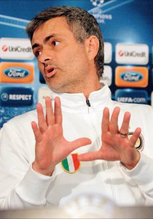 Stasera Inter-Barça, Mourinho: 
"Vedremo se sono i più grandi"