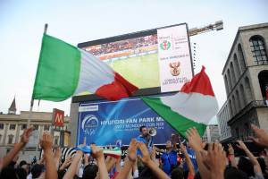 In onda Radio Padania fa il tifo contro gli azzurri 
Gli italiani sono inchiodati alla tv: 63,1% di share
