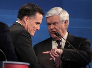 Scontro Gingrich-Romney  La guerra sarà lunga e ricca