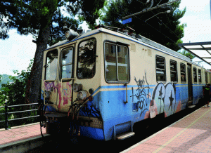 Il trenino che di bello ha solo il panorama