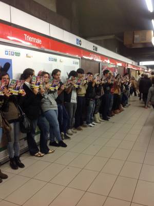 Flash mob per "La febbre del sabato sera"