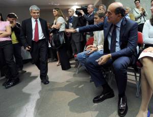 FOTO Vendola e Bersani: procedura d'avvicinamento