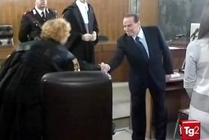 Processo Ruby, Berlusconi in aula 