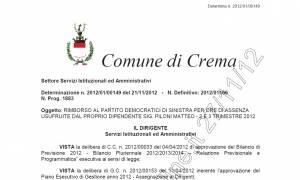 Crema, il Comune paga il Pd: rimborsi per Matteo Piloni