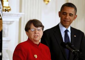 Il presidente Barack Obama e Mary Jo White