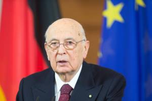 Il presidente della Repubblica, Giorgio Napolitano