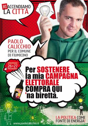 "Bevete tutti alla faccia del Pd" A Fiumicino il politico democrat punta la campagna sulla birra