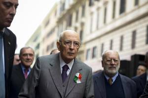 Napolitano: "Serve coraggio, impariamo dalla resistenza"