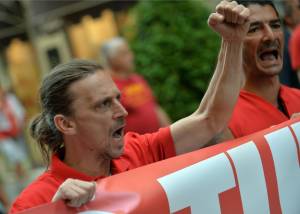 Manifestazione indetta dalla  Fiom