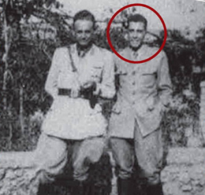 Mario Cervi in una foto del 1943