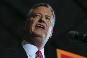 Il liberal democratico Bill de Blasio, nuovo sindaco di New York