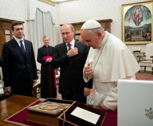 Putin in Vaticano: faccia a faccia col Papa