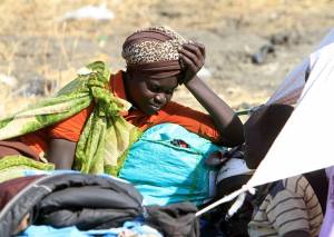 Sfollati del Sud Sudan a Joda, al confine con il Sudan