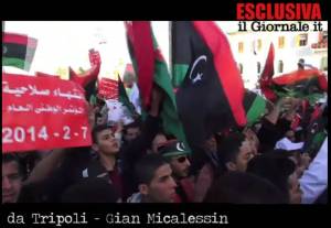 I libici in piazza a Tripoli