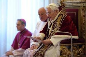 11 febbraio 2013, la rinuncia al pontificato