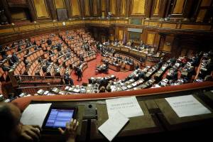 Il Senato della Repubblica vota la fiducia al governo di Matteo Renzi