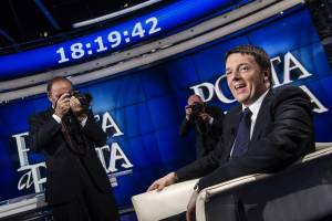 "Porta a Porta", ascolti da record per Renzi: oltre il 25% di share