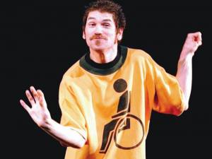 Zanza, il comico disabile abilissimo a far ridere