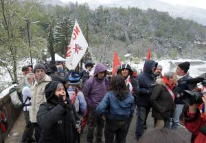 Protesta No Tav contro l'esproprio dei terreni per il cantiere / Archivio