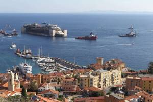 Al Giglio l'addio alla Concordia