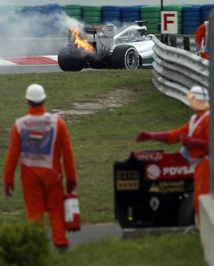 Gp Ungheria, Rosberg in pole