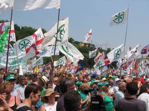 La Lega Nord vira a destra per conquistare i voti del Sud