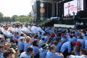 Messa durante il raduno degli scout "Route Nazionale 2014"