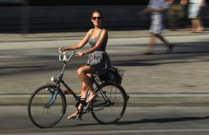 Perdere fino a sette chili andando al lavoro in bici