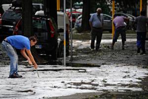 Bomba d'acqua su Firenze