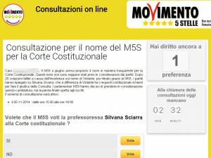 Consultazione online per la Consulta