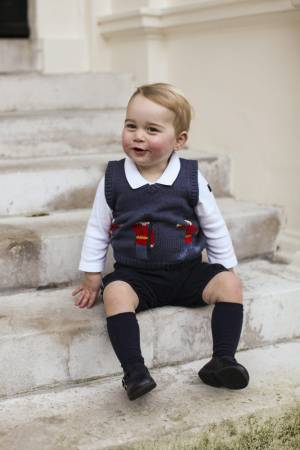 Ecco le foto di Natale del principino George