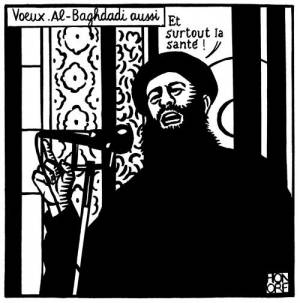 L'ultima vignetta criticava al Baghdadi