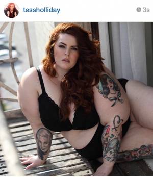 Tess, modella "plus size" contro i canoni di bellezza