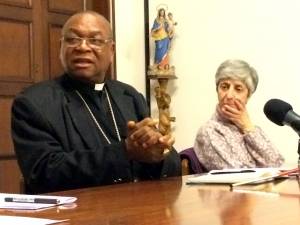 Il vescovo nigeriano alla Curia di Milano