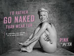 Pink nuda per PETA