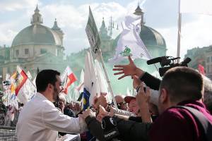 La base leghista vuole l'alleanza con CasaPound