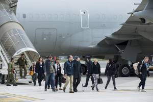 Le salme degli italiani a Ciampino