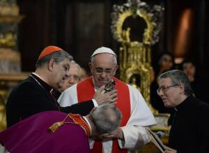 Papa Francesco in visita a Napoli